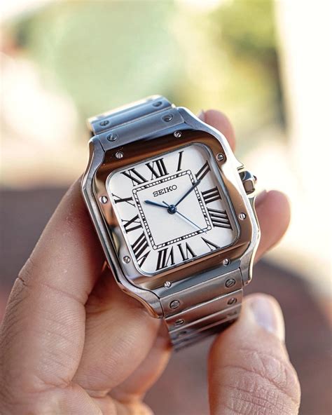 seiko cartier santos dupe